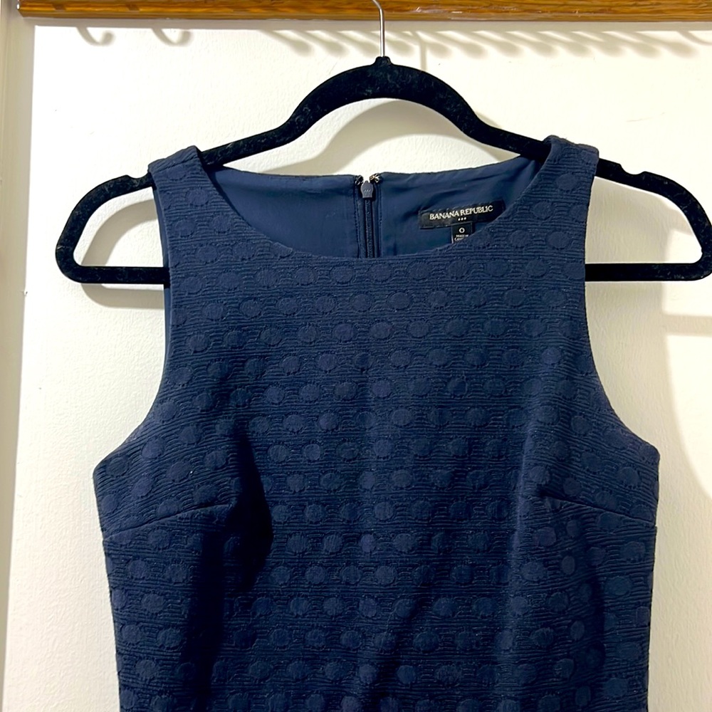 Blue dress banana republic perfect for office or special events